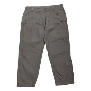 CARHARTT Loose Fit Brown Casual Work Baggy Khaki Pants Mens 42x32